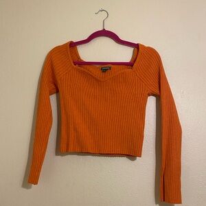 wild fable orange sweater top